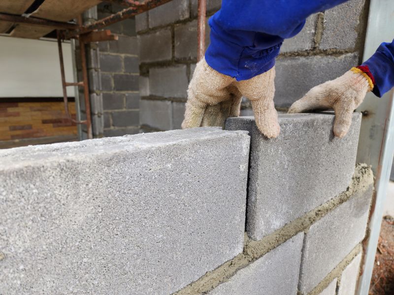 Block Wall Repair detail