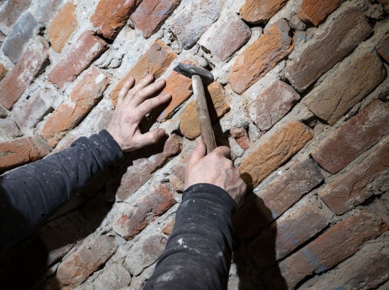 Brick Wall Repair detail
