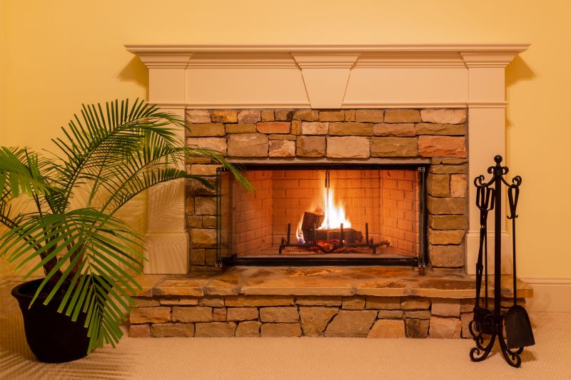 Stone Chimney Installation detail